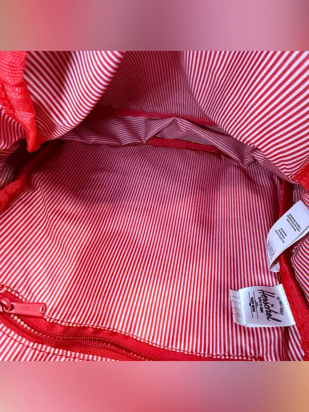 Herschel Supply Co. Quilted Town Backpack - Caramel / Tan (Excellent Condition)